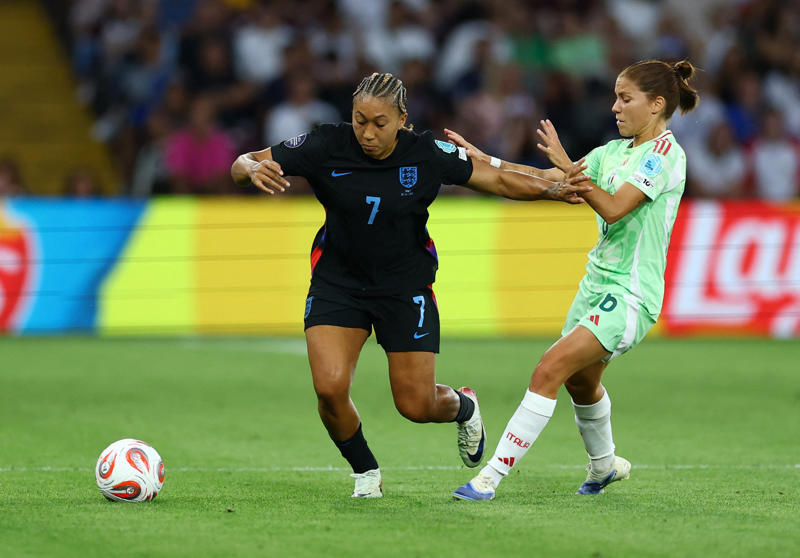 England v Italy: Women's Euro 2025 latest news and reaction, Chloe Kelly had 'no doubt' about taking penalty, Agyemang recalls journey from ball girl to star, Kelly gets her confidence from 'myself', England are living a ‘fantasy’ at Euro 2025 – now they must get real, 'A minute away from the dream', 'I'm sad but we can be strong' – Cantore, Girelli sets sights on 2027 World Cup in Brazil, Soncin: Sometimes you don't get what you deserve, 'Michelle showed up again and saved the day', 'Michelle deserves her flowers', Italy rue 'cruel' semi-final heartbreak, ‘Inevitable’ Michelle Agyemang has left Lionesses with one choice for Euro 2025 final, The sass, swagger and dark times behind Chloe Kelly’s unbreakable confidence, Ian Wright's hilarious reaction to England semi-final win caught on camera, Chloe Kelly sends England into final, Michelle Agyemang rescues England, When is the Euro 2025 final and who will England play?, England saviour Michelle Agyemang ‘something special’ says Sarina Wiegman, Ian Wright demands one England change for Women’s Euro 2025 final, England suffer major injury blow with Lauren James doubtful for Euro 2025 final, England player ratings vs Italy as substitutes inspire the impossible once again, Chloe Kelly delivers another miracle to extend an unbelievable England trend, Oh what a night