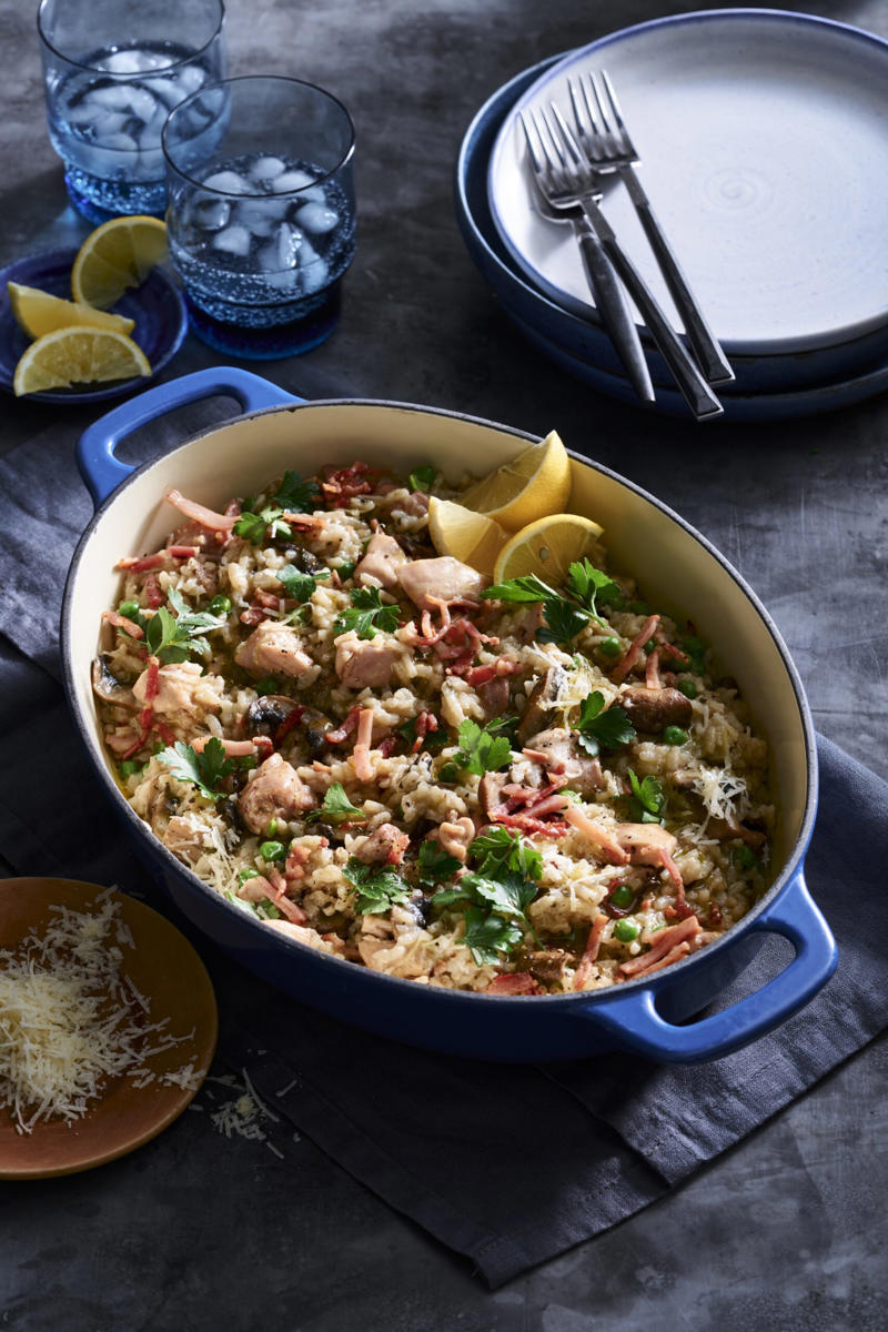 100 healthy dinner recipes your family will love, Eggplant pillows (Cuscini di melanzane) , Ginger fish stir fry , Grilled salmon and cos salad , Kale falafel salad with toasted pine nuts and hummus