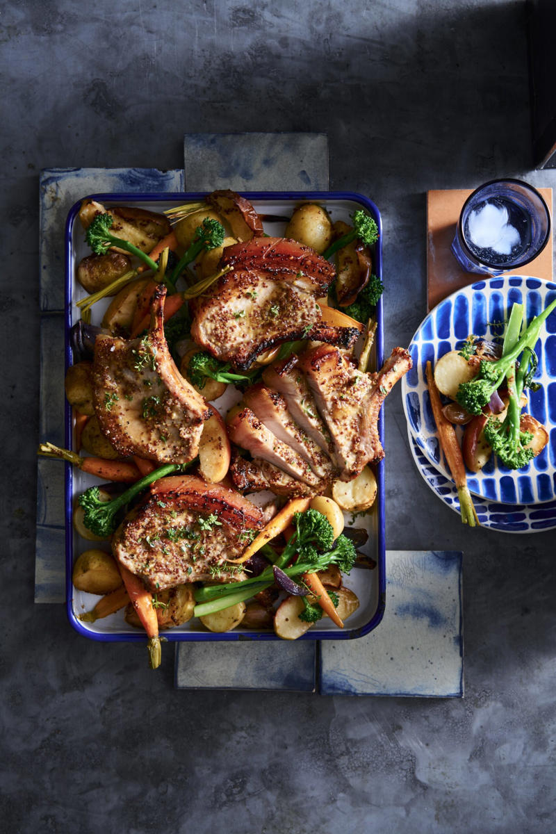 100 healthy dinner recipes your family will love, Eggplant pillows (Cuscini di melanzane) , Ginger fish stir fry , Grilled salmon and cos salad , Kale falafel salad with toasted pine nuts and hummus