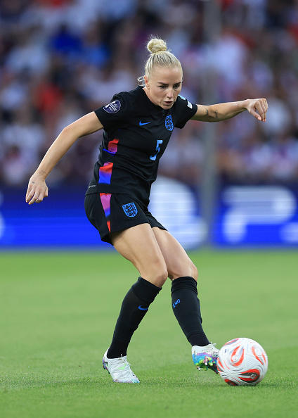 ENGLAND STARTING XI, Hannah Hampton - 8 , Lucy Bronze - 7 , Leah Williamson - 6 , Esme Morgan - 7 , Alex Greenwood - 5 , Keira Walsh - 8 , Georgia Stanway - 5 , Ella Toone - 6 , Lauren James - 6 , Alessia Russo - 5 , Lauren Hemp - 7 , SUBSTITUTES, Beth Mead - 6 , Chloe Kelly - 8 , Michelle Agyemang - 9 , Aggie Beever-Jones - 7 , Grace Clinton & Jess Carter - 6