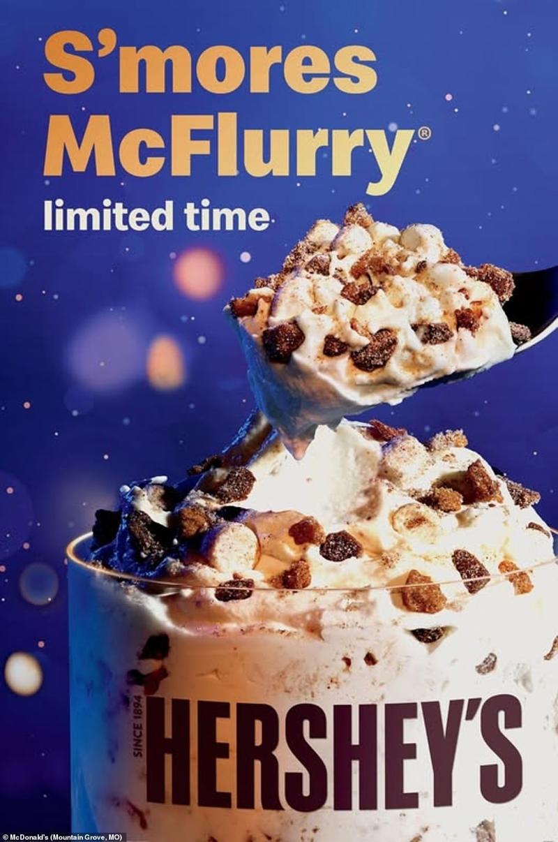 5. Hershey’s S’mores McFlurry Is Here 1. Spicy McMuffin Breakfast Sandwiches, 2. The Return of the Beloved Snack Wraps, 3. Blueberry & Crème Pie, 4. The New Daily Double, 5. Hershey’s S’mores McFlurry Is Here