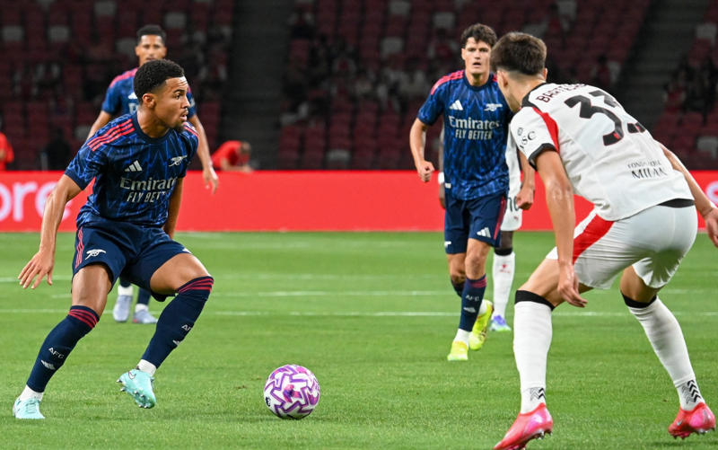 02:49 PM BST, The thoughts post-match of Bukayo Saka, 02:45 PM BST, AC Milan win shoot-out, 02:44 PM BST, Salmon misses, 02:44 PM BST, Dutu scores, 02:43 PM BST, Nichols scores, 02:42 PM BST, F. Terracciano scores, 02:41 PM BST, Trossard scores, 02:40 PM BST, Bondo scores, 02:40 PM BST, Dowman scores, 02:39 PM BST, Okafor misses, 02:38 PM BST, Kiwior misses, 02:37 PM BST, Liberali misses, 02:37 PM BST, Nelson misses, 02:36 PM BST, Chukwueze scores, 02:35 PM BST, Merino scores, 02:35 PM BST, Colombo misses, 02:34 PM BST, Zubimendi scores, 02:33 PM BST, Gabbia scores, 02:32 PM BST, Odegaard misses, 02:32 PM BST, Penalty shoot-out, 02:32 PM BST, FT stats, 02:27 PM BST, Full time, 02:26 PM BST, 90+2 mins: Arsenal 1 AC Milan 0, 02:25 PM BST, 90+1 mins: Arsenal 1 AC Milan 0, 02:24 PM BST, 90 mins: Arsenal 1 AC Milan 0, 02:21 PM BST, 86 mins: Arsenal 1 AC Milan 0, 02:17 PM BST, 82 mins: Arsenal 1 AC Milan 0, 02:15 PM BST, 80 mins: Arsenal 1 AC Milan 0, 02:13 PM BST, 79 mins: Arsenal 1 AC Milan 0, 02:09 PM BST, 75 mins: Arsenal 1 AC Milan 0, 02:03 PM BST, 69 mins: Arsenal 1 AC Milan 0, 02:00 PM BST, 66 mins: Arsenal 1 AC Milan 0, 01:59 PM BST, 65 mins: Arsenal 1 AC Milan 0, 01:58 PM BST, 63 mins: Arsenal 1 AC Milan 0, 01:52 PM BST, 57 mins: Arsenal 1 AC Milan 0, 01:49 PM BST, 54 mins: Arsenal 1 AC Milan 0, 01:47 PM BST, GOAL! Saka gives Arsenal the lead, 01:46 PM BST, 52 mins: Arsenal 0 AC Milan 0, 01:45 PM BST, 50 mins: Arsenal 0 AC Milan 0, 01:43 PM BST, 48 mins: Arsenal 0 AC Milan 0, 01:39 PM BST, Second half, 01:28 PM BST, A reminder, 01:25 PM BST, HT verdict, 01:20 PM BST, Half-time, 01:20 PM BST, 45+1 mins: Arsenal 0 AC Milan 0, 01:18 PM BST, 45 mins: Arsenal 0 AC Milan 0, 01:14 PM BST, 41 mins: Arsenal 0 AC Milan 0, 01:13 PM BST, 39 mins: Arsenal 0 AC Milan 0, 01:05 PM BST, 32 mins: Arsenal 0 AC Milan 0, 01:04 PM BST, 30 mins: Arsenal 0 AC Milan 0, 01:03 PM BST, 29 mins: Arsenal 0 AC Milan 0, 01:02 PM BST, 27 mins: Arsenal 0 AC Milan 0, 12:57 PM BST, 23 mins: Arsenal 0 AC Milan 0, 12:55 PM BST, 22 mins: Arsenal 0 AC Milan 0, 12:55 PM BST, 21 mins: Arsenal 0 AC Milan 0, 12:51 PM BST, 17 mins: Arsenal 0 AC Milan 0, 12:49 PM BST, 15 mins: Arsenal 0 AC Milan 0, 12:46 PM BST, 13 mins: Arsenal 0 AC Milan 0, 12:44 PM BST, 10 mins: Arsenal 0 AC Milan 0, 12:42 PM BST, 9 mins: Arsenal 0 AC Milan 0, 12:41 PM BST, 7 mins: Arsenal 0 AC Milan 0, 12:39 PM BST, 5 mins: Arsenal 0 AC Milan 0, 12:36 PM BST, 3 mins: Arsenal 0 AC Milan 0, 12:33 PM BST, Kick-off, 12:29 PM BST, Kick-off fast approaching, 12:26 PM BST, Arsenal debuts incoming, 12:19 PM BST, More than just the 90, 12:17 PM BST, 12:13 PM BST, Teams in full, 12:09 PM BST, AC Milan’s pre-season schedule, 12:06 PM BST, Arsenal’s pre-season schedule, 12:02 PM BST, Mikel Arteta defends Arsenal stance after Thomas Partey rape charges, 11:57 AM BST, ‘Arsenal land £50m Noni Madueke – this data explains why they wanted him’, 11:52 AM BST, Arsenal in the house, 11:49 AM BST, AC Milan selected transfers, 11:43 AM BST, Arsenal transfers:, 11:38 AM BST, Get your fix, 11:31 AM BST, Arsenal team news, 11:27 AM BST, Match preview