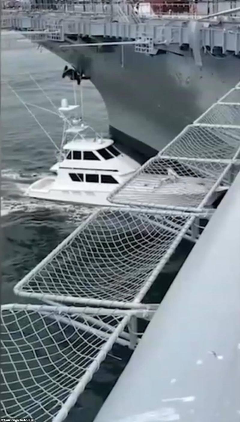 San Diego boat captain slams into US warship
