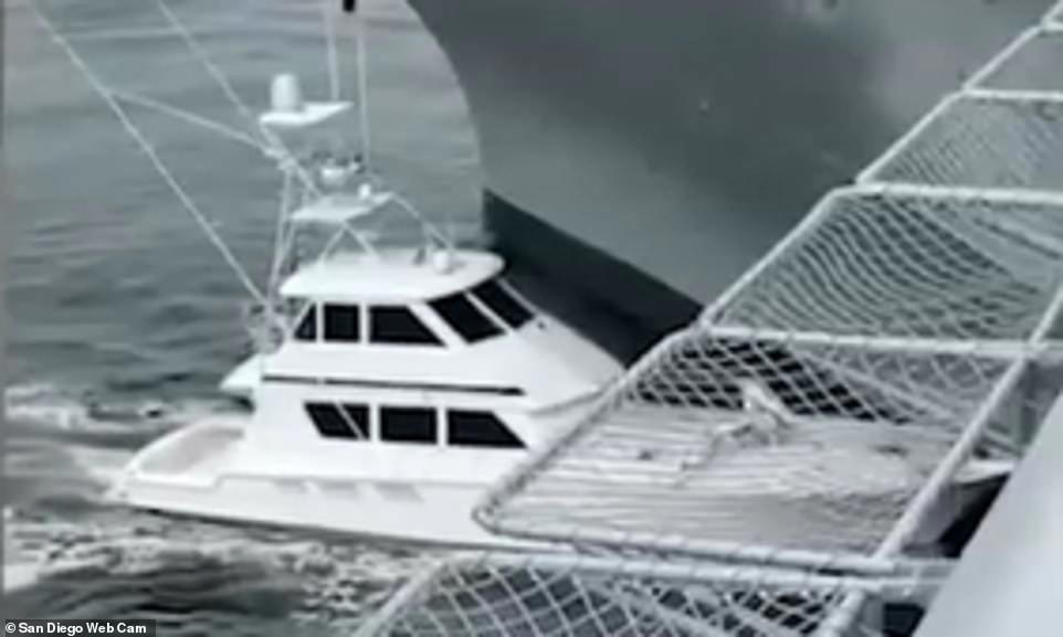 San Diego boat captain slams into US warship