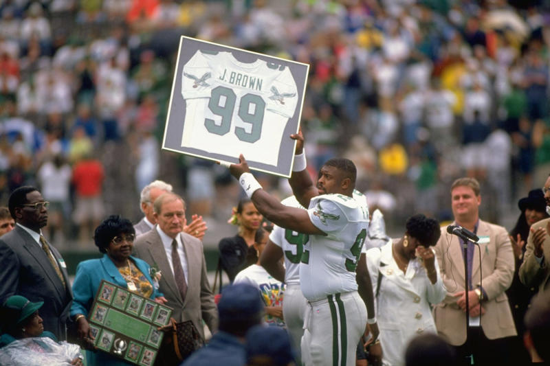 Shockwaves through the NFL A Florida phenomenon, First-round draft, Larger than life, A fateful June afternoon, Shockwaves through the NFL, Homage to 99, A huge impact in a short time, The teammate he mentored