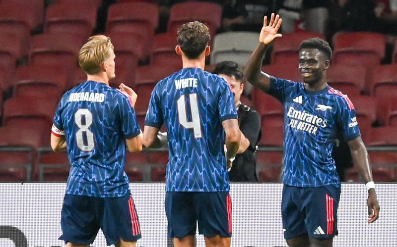 02:49 PM BST, The thoughts post-match of Bukayo Saka, 02:45 PM BST, AC Milan win shoot-out, 02:44 PM BST, Salmon misses, 02:44 PM BST, Dutu scores, 02:43 PM BST, Nichols scores, 02:42 PM BST, F. Terracciano scores, 02:41 PM BST, Trossard scores, 02:40 PM BST, Bondo scores, 02:40 PM BST, Dowman scores, 02:39 PM BST, Okafor misses, 02:38 PM BST, Kiwior misses, 02:37 PM BST, Liberali misses, 02:37 PM BST, Nelson misses, 02:36 PM BST, Chukwueze scores, 02:35 PM BST, Merino scores, 02:35 PM BST, Colombo misses, 02:34 PM BST, Zubimendi scores, 02:33 PM BST, Gabbia scores, 02:32 PM BST, Odegaard misses, 02:32 PM BST, Penalty shoot-out, 02:32 PM BST, FT stats, 02:27 PM BST, Full time, 02:26 PM BST, 90+2 mins: Arsenal 1 AC Milan 0, 02:25 PM BST, 90+1 mins: Arsenal 1 AC Milan 0, 02:24 PM BST, 90 mins: Arsenal 1 AC Milan 0, 02:21 PM BST, 86 mins: Arsenal 1 AC Milan 0, 02:17 PM BST, 82 mins: Arsenal 1 AC Milan 0, 02:15 PM BST, 80 mins: Arsenal 1 AC Milan 0, 02:13 PM BST, 79 mins: Arsenal 1 AC Milan 0, 02:09 PM BST, 75 mins: Arsenal 1 AC Milan 0, 02:03 PM BST, 69 mins: Arsenal 1 AC Milan 0, 02:00 PM BST, 66 mins: Arsenal 1 AC Milan 0, 01:59 PM BST, 65 mins: Arsenal 1 AC Milan 0, 01:58 PM BST, 63 mins: Arsenal 1 AC Milan 0, 01:52 PM BST, 57 mins: Arsenal 1 AC Milan 0, 01:49 PM BST, 54 mins: Arsenal 1 AC Milan 0, 01:47 PM BST, GOAL! Saka gives Arsenal the lead, 01:46 PM BST, 52 mins: Arsenal 0 AC Milan 0, 01:45 PM BST, 50 mins: Arsenal 0 AC Milan 0, 01:43 PM BST, 48 mins: Arsenal 0 AC Milan 0, 01:39 PM BST, Second half, 01:28 PM BST, A reminder, 01:25 PM BST, HT verdict, 01:20 PM BST, Half-time, 01:20 PM BST, 45+1 mins: Arsenal 0 AC Milan 0, 01:18 PM BST, 45 mins: Arsenal 0 AC Milan 0, 01:14 PM BST, 41 mins: Arsenal 0 AC Milan 0, 01:13 PM BST, 39 mins: Arsenal 0 AC Milan 0, 01:05 PM BST, 32 mins: Arsenal 0 AC Milan 0, 01:04 PM BST, 30 mins: Arsenal 0 AC Milan 0, 01:03 PM BST, 29 mins: Arsenal 0 AC Milan 0, 01:02 PM BST, 27 mins: Arsenal 0 AC Milan 0, 12:57 PM BST, 23 mins: Arsenal 0 AC Milan 0, 12:55 PM BST, 22 mins: Arsenal 0 AC Milan 0, 12:55 PM BST, 21 mins: Arsenal 0 AC Milan 0, 12:51 PM BST, 17 mins: Arsenal 0 AC Milan 0, 12:49 PM BST, 15 mins: Arsenal 0 AC Milan 0, 12:46 PM BST, 13 mins: Arsenal 0 AC Milan 0, 12:44 PM BST, 10 mins: Arsenal 0 AC Milan 0, 12:42 PM BST, 9 mins: Arsenal 0 AC Milan 0, 12:41 PM BST, 7 mins: Arsenal 0 AC Milan 0, 12:39 PM BST, 5 mins: Arsenal 0 AC Milan 0, 12:36 PM BST, 3 mins: Arsenal 0 AC Milan 0, 12:33 PM BST, Kick-off, 12:29 PM BST, Kick-off fast approaching, 12:26 PM BST, Arsenal debuts incoming, 12:19 PM BST, More than just the 90, 12:17 PM BST, 12:13 PM BST, Teams in full, 12:09 PM BST, AC Milan’s pre-season schedule, 12:06 PM BST, Arsenal’s pre-season schedule, 12:02 PM BST, Mikel Arteta defends Arsenal stance after Thomas Partey rape charges, 11:57 AM BST, ‘Arsenal land £50m Noni Madueke – this data explains why they wanted him’, 11:52 AM BST, Arsenal in the house, 11:49 AM BST, AC Milan selected transfers, 11:43 AM BST, Arsenal transfers:, 11:38 AM BST, Get your fix, 11:31 AM BST, Arsenal team news, 11:27 AM BST, Match preview