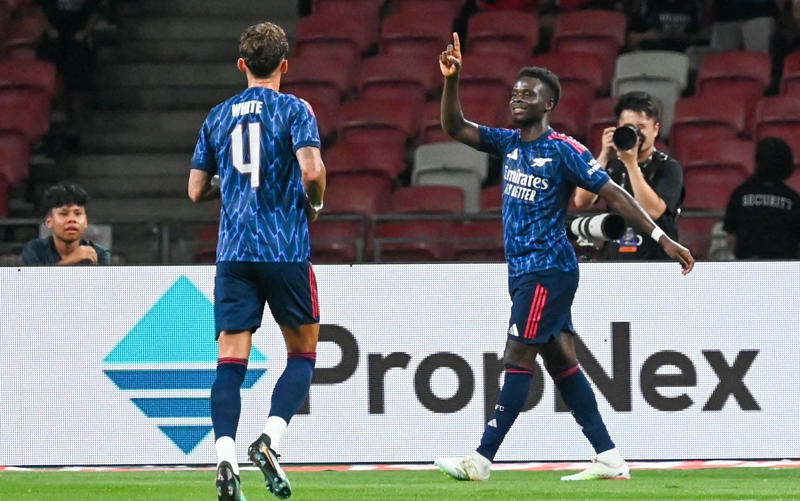 02:49 PM BST, The thoughts post-match of Bukayo Saka, 02:45 PM BST, AC Milan win shoot-out, 02:44 PM BST, Salmon misses, 02:44 PM BST, Dutu scores, 02:43 PM BST, Nichols scores, 02:42 PM BST, F. Terracciano scores, 02:41 PM BST, Trossard scores, 02:40 PM BST, Bondo scores, 02:40 PM BST, Dowman scores, 02:39 PM BST, Okafor misses, 02:38 PM BST, Kiwior misses, 02:37 PM BST, Liberali misses, 02:37 PM BST, Nelson misses, 02:36 PM BST, Chukwueze scores, 02:35 PM BST, Merino scores, 02:35 PM BST, Colombo misses, 02:34 PM BST, Zubimendi scores, 02:33 PM BST, Gabbia scores, 02:32 PM BST, Odegaard misses, 02:32 PM BST, Penalty shoot-out, 02:32 PM BST, FT stats, 02:27 PM BST, Full time, 02:26 PM BST, 90+2 mins: Arsenal 1 AC Milan 0, 02:25 PM BST, 90+1 mins: Arsenal 1 AC Milan 0, 02:24 PM BST, 90 mins: Arsenal 1 AC Milan 0, 02:21 PM BST, 86 mins: Arsenal 1 AC Milan 0, 02:17 PM BST, 82 mins: Arsenal 1 AC Milan 0, 02:15 PM BST, 80 mins: Arsenal 1 AC Milan 0, 02:13 PM BST, 79 mins: Arsenal 1 AC Milan 0, 02:09 PM BST, 75 mins: Arsenal 1 AC Milan 0, 02:03 PM BST, 69 mins: Arsenal 1 AC Milan 0, 02:00 PM BST, 66 mins: Arsenal 1 AC Milan 0, 01:59 PM BST, 65 mins: Arsenal 1 AC Milan 0, 01:58 PM BST, 63 mins: Arsenal 1 AC Milan 0, 01:52 PM BST, 57 mins: Arsenal 1 AC Milan 0, 01:49 PM BST, 54 mins: Arsenal 1 AC Milan 0, 01:47 PM BST, GOAL! Saka gives Arsenal the lead, 01:46 PM BST, 52 mins: Arsenal 0 AC Milan 0, 01:45 PM BST, 50 mins: Arsenal 0 AC Milan 0, 01:43 PM BST, 48 mins: Arsenal 0 AC Milan 0, 01:39 PM BST, Second half, 01:28 PM BST, A reminder, 01:25 PM BST, HT verdict, 01:20 PM BST, Half-time, 01:20 PM BST, 45+1 mins: Arsenal 0 AC Milan 0, 01:18 PM BST, 45 mins: Arsenal 0 AC Milan 0, 01:14 PM BST, 41 mins: Arsenal 0 AC Milan 0, 01:13 PM BST, 39 mins: Arsenal 0 AC Milan 0, 01:05 PM BST, 32 mins: Arsenal 0 AC Milan 0, 01:04 PM BST, 30 mins: Arsenal 0 AC Milan 0, 01:03 PM BST, 29 mins: Arsenal 0 AC Milan 0, 01:02 PM BST, 27 mins: Arsenal 0 AC Milan 0, 12:57 PM BST, 23 mins: Arsenal 0 AC Milan 0, 12:55 PM BST, 22 mins: Arsenal 0 AC Milan 0, 12:55 PM BST, 21 mins: Arsenal 0 AC Milan 0, 12:51 PM BST, 17 mins: Arsenal 0 AC Milan 0, 12:49 PM BST, 15 mins: Arsenal 0 AC Milan 0, 12:46 PM BST, 13 mins: Arsenal 0 AC Milan 0, 12:44 PM BST, 10 mins: Arsenal 0 AC Milan 0, 12:42 PM BST, 9 mins: Arsenal 0 AC Milan 0, 12:41 PM BST, 7 mins: Arsenal 0 AC Milan 0, 12:39 PM BST, 5 mins: Arsenal 0 AC Milan 0, 12:36 PM BST, 3 mins: Arsenal 0 AC Milan 0, 12:33 PM BST, Kick-off, 12:29 PM BST, Kick-off fast approaching, 12:26 PM BST, Arsenal debuts incoming, 12:19 PM BST, More than just the 90, 12:17 PM BST, 12:13 PM BST, Teams in full, 12:09 PM BST, AC Milan’s pre-season schedule, 12:06 PM BST, Arsenal’s pre-season schedule, 12:02 PM BST, Mikel Arteta defends Arsenal stance after Thomas Partey rape charges, 11:57 AM BST, ‘Arsenal land £50m Noni Madueke – this data explains why they wanted him’, 11:52 AM BST, Arsenal in the house, 11:49 AM BST, AC Milan selected transfers, 11:43 AM BST, Arsenal transfers:, 11:38 AM BST, Get your fix, 11:31 AM BST, Arsenal team news, 11:27 AM BST, Match preview