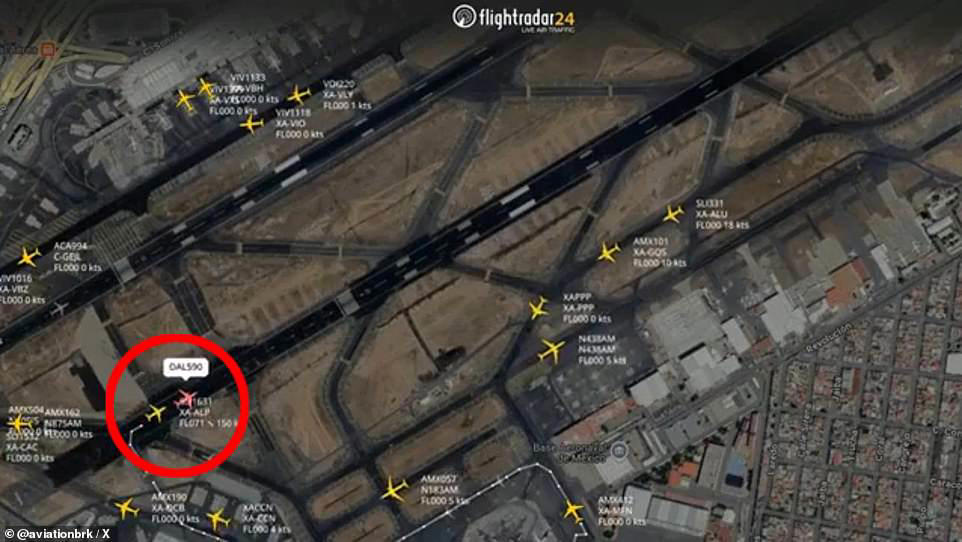 Another Delta near-miss at Mexico City airport