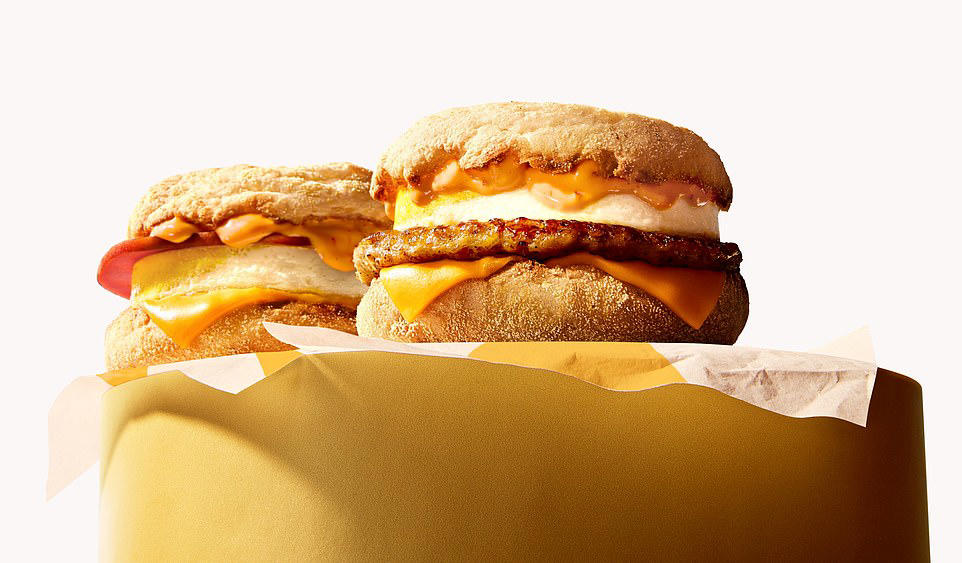 1. Spicy McMuffin Breakfast Sandwiches 1. Spicy McMuffin Breakfast Sandwiches, 2. The Return of the Beloved Snack Wraps, 3. Blueberry & Crème Pie, 4. The New Daily Double, 5. Hershey’s S’mores McFlurry Is Here