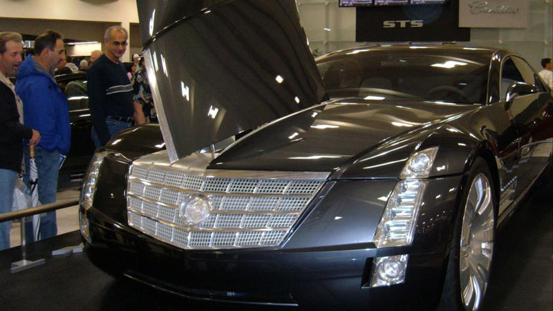 8. Cadillac Sixteen 1. Ford GT90, 2. Dodge Copperhead, 3. Ferrari Mythos, 4. Audi Avus Quattro, 5. Aston Martin Bulldog, 6. Mercedes-Benz C112, 7. BMW Nazca C2, 8. Cadillac Sixteen, 9. Yamaha OX99-11, 10. Ferrari 512S Modulo, 11. Buick Avista, 12. Chrysler ME Four-Twelve, 13. Mitsubishi Concept-RA, 14. Lamborghini Estoque, 15. Hyundai N Vision 74, 16. Dome Zero, 17. Chrysler Atlantic, 18. Audi Quattro, 19. BMW GINA, 20. Saab Aero-X