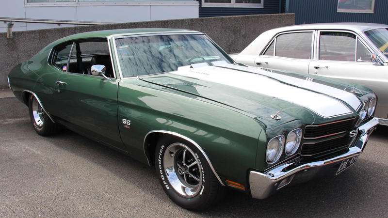 7. 1970 Chevrolet Chevelle SS 454 LS6 Convertible 2. 1970 Dodge Coronet R/T Convertible, 3. 1970 Buick GSX Stage 1, 4. 1967 Chevrolet Camaro Z/28 Convertible, 7. 1970 Chevrolet Chevelle SS 454 LS6 Convertible, 9. 1969 AMC AMX/3, 10. 1970 Oldsmobile 442 W-30 Convertible, 12. 1964 Ford Thunderbolt, 13. 1968 Dodge Charger R/T HEMI, 14. 1970 Mercury Cougar Eliminator Boss 302, 15. 1970 Plymouth Superbird 440 Six-Pack, 17. 1965 Pontiac Catalina 2+2 Convertible, 18. 1969 Shelby GT500 Convertible, 19. 1966 Chevrolet Biscayne L72 427, 20. 1967 Dodge Dart GT 383