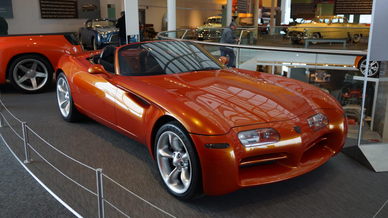 2. Dodge Copperhead 1. Ford GT90, 2. Dodge Copperhead, 3. Ferrari Mythos, 4. Audi Avus Quattro, 5. Aston Martin Bulldog, 6. Mercedes-Benz C112, 7. BMW Nazca C2, 8. Cadillac Sixteen, 9. Yamaha OX99-11, 10. Ferrari 512S Modulo, 11. Buick Avista, 12. Chrysler ME Four-Twelve, 13. Mitsubishi Concept-RA, 14. Lamborghini Estoque, 15. Hyundai N Vision 74, 16. Dome Zero, 17. Chrysler Atlantic, 18. Audi Quattro, 19. BMW GINA, 20. Saab Aero-X