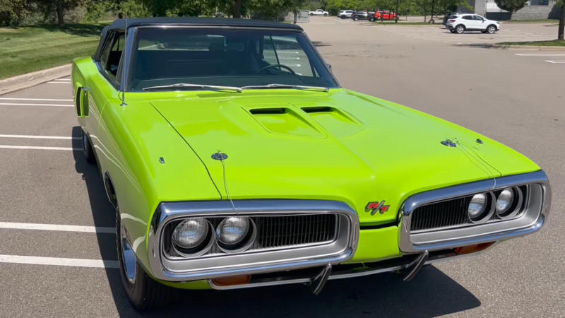 2. 1970 Dodge Coronet R/T Convertible 2. 1970 Dodge Coronet R/T Convertible, 3. 1970 Buick GSX Stage 1, 4. 1967 Chevrolet Camaro Z/28 Convertible, 7. 1970 Chevrolet Chevelle SS 454 LS6 Convertible, 9. 1969 AMC AMX/3, 10. 1970 Oldsmobile 442 W-30 Convertible, 12. 1964 Ford Thunderbolt, 13. 1968 Dodge Charger R/T HEMI, 14. 1970 Mercury Cougar Eliminator Boss 302, 15. 1970 Plymouth Superbird 440 Six-Pack, 17. 1965 Pontiac Catalina 2+2 Convertible, 18. 1969 Shelby GT500 Convertible, 19. 1966 Chevrolet Biscayne L72 427, 20. 1967 Dodge Dart GT 383