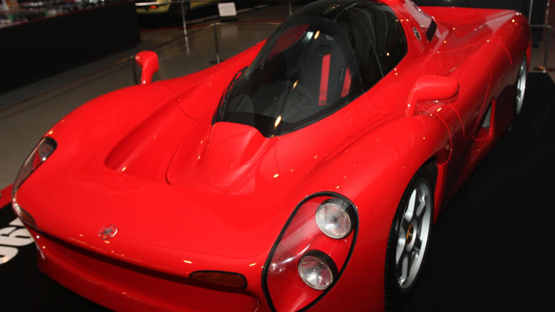 9. Yamaha OX99-11 1. Ford GT90, 2. Dodge Copperhead, 3. Ferrari Mythos, 4. Audi Avus Quattro, 5. Aston Martin Bulldog, 6. Mercedes-Benz C112, 7. BMW Nazca C2, 8. Cadillac Sixteen, 9. Yamaha OX99-11, 10. Ferrari 512S Modulo, 11. Buick Avista, 12. Chrysler ME Four-Twelve, 13. Mitsubishi Concept-RA, 14. Lamborghini Estoque, 15. Hyundai N Vision 74, 16. Dome Zero, 17. Chrysler Atlantic, 18. Audi Quattro, 19. BMW GINA, 20. Saab Aero-X