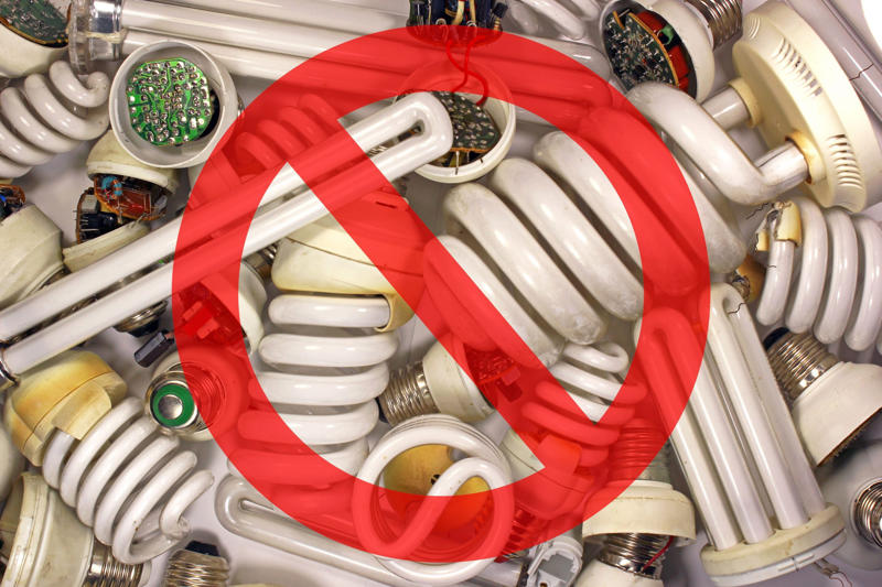 Fluorescent light bulbs Make safety a priority, Aerosol cans, Batteries, Motor oil, Construction debris, Fluorescent light bulbs