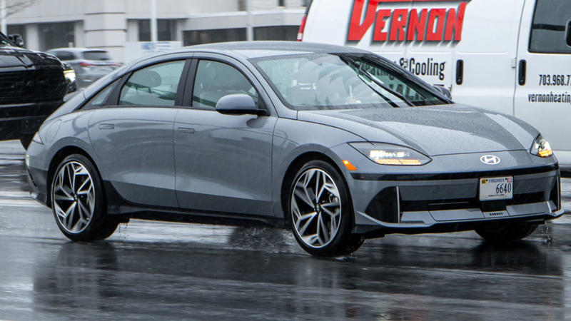 4. Hyundai Ioniq 6 1. Audi A6, 2. Tesla Model 3, 3. BMW i4, 4. Hyundai Ioniq 6, 5. Porsche Taycan, 6. Kia EV6, 7. Lucid Air, 8. Chevrolet Corvette C8, 9. Mercedes-Benz EQS, 10. Ford Mustang Mach-E, 1. Mazda MX-5 Miata, 2. Toyota 86 (GR86), 3. Dodge Challenger (2023), 4. Ford Mustang GT (S550), 5. Lexus IS 500 (2025), 6. Dodge Charger R/T, 7. Nissan 370Z, 8. Jeep Wrangler Rubicon, 9. Toyota Land Cruiser (J200), 10. Nissan Frontier (2025)