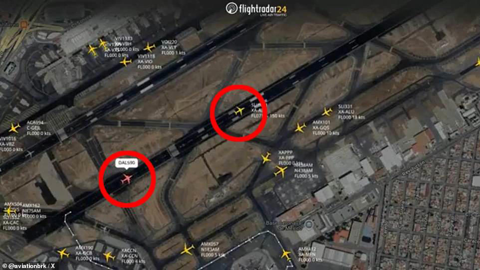Another Delta near-miss at Mexico City airport