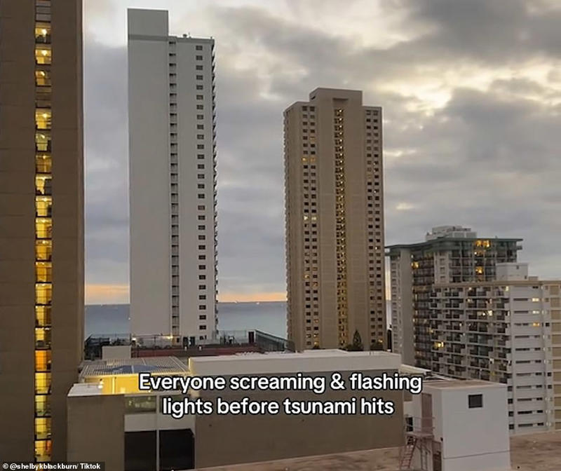 Americans evacuate to higher ground as tsunami alarm sounds