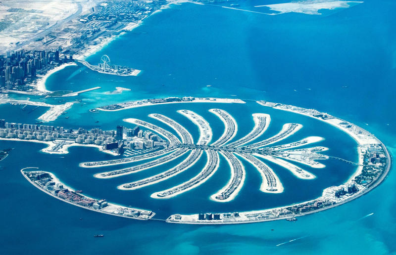 Sky-high sights, Palm Jumeirah, Dubai, The Pentagon, Arlington County, Virginia, USA, Nazca Lines, Peru, Palmanova, Italy, Statue of Liberty, New York City, New York, USA, Lotus Temple, New Delhi, India, Queen Mary’s Gardens, Regents Park, London, England, UK, Sydney Opera House, Sydney, Australia, Tianmen Mountain Road, China, Longleat Hedge Maze, Wiltshire, England, UK, Galesnjak, Croatia, Olympiapark, Munich, Germany, Sacsayhuamán, Peru, Taj Mahal, Agra, India, Uffington White Horse, Oxfordshire, England, UK, Esterhazy Palace, Fertőd, Hungary, The Circus, Bath, England, UK, Masone Labyrinth, Fontanellato, Italy, Kayaköy, Turkey, Yan'an Elevated Road Interchange, Shanghai, China, Fort Jefferson, Dry Tortugas National Park, Florida, USA, Ballynoe Stone Circle, County Down, Northern Ireland, UK, Circular crops, Colorado, USA, Our Lady of Almudena Cemetery, Madrid, Spain, Green Man Maze, Penpont, Wales, UK