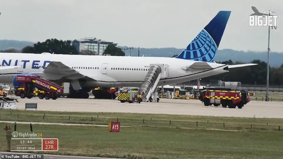 United Airlines plane makes 'emergency landing' at Heathrow