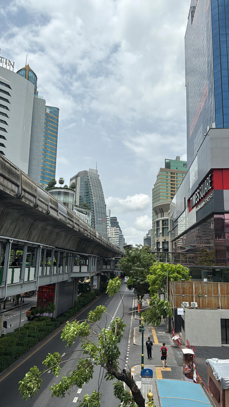Our apartment is close to Bangkok's public transportation.