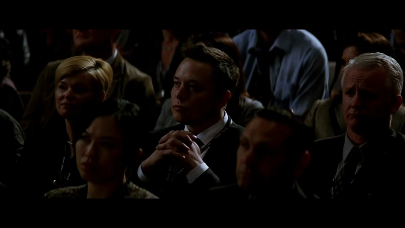 Billionaire, inventor, celebrity, Elon's film debut, Landing a role is easy if you're one of the producers, Meeting Iron Man, The real Tony Stark?, King of the geeks, Bazinga!, He's in Sheldon's spot, Science fiction, A childish tech entrepeneur, No publicity is bad publicity, Out of this world, Heading on down to South Park, Lost in the multiverse, Visiting The Simpsons, Even Lisa is a fan