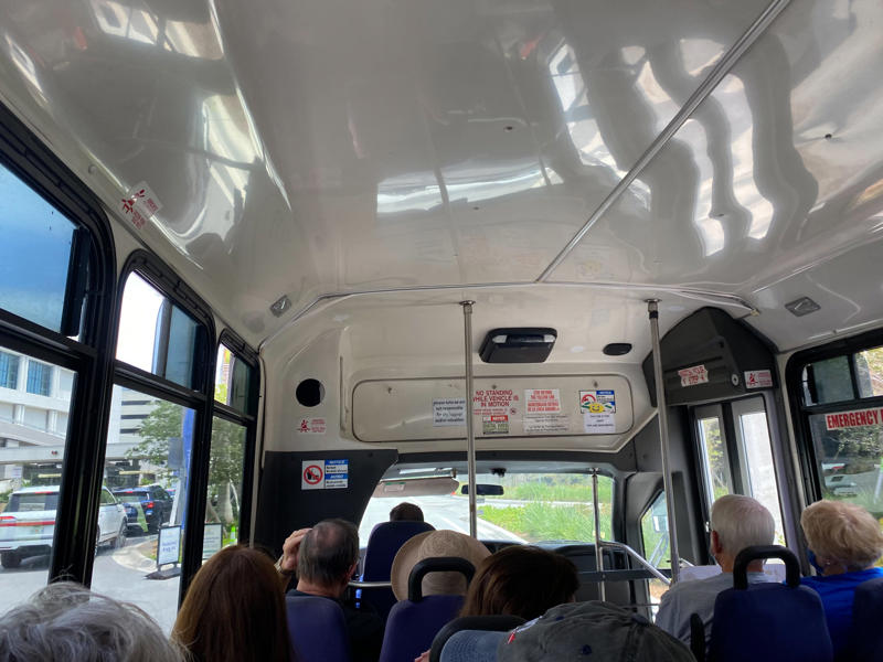 It was exciting to explore new places at each stop, though some of this exploration was from the window of another hot bus.