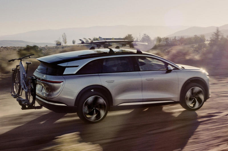 Lucid Gravity Alpine A390, Ariel E-Nomad, Aston Martin EV, Audi Q6 Sportback 4x4 Dakar, Bentley EV, Cadillac Vistiq, Chevrolet Bolt, Ferrari EV, Fiat Grande Panda, Hyundai Ioniq 9, Hyundai Nexo, Jeep Recon, Lucid Gravity, Nissan Ariya Nismo, Peugeot e-408, Range Rover Electric, Range Rover Sport EV, Renault 4, Rivian R2, Rivian R3, Suzuki e-Vitara, Aehra SUV, Alfa Romeo Giulia, Audi electric 4x4, Mercedes GLB, Mercedes V-Class, Genesis GV60 Magma, Mercedes GLC, Nissan Leaf, Smart #5, Alfa Romeo Stelvio, Toyota Tacoma EV, Jeep Cherokee EV, Alpine A490, Genesis Neolun (GV90), Honda O Series SUV, Jaguar SUV, Porsche Cayenne Coupe EV, Kia EV3 GT, Jeep Wrangler EV, Lamborghini Lanzador, Land Rover Discovery EV, Tesla Model Y Performance, Mercedes-AMG SUV, Scout Traveler