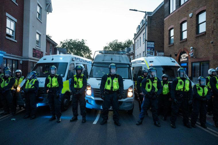 ‘It’s escalated into a spree of hate’, ‘This makes me question the people who live here’, ‘Counter-protesters get drowned out by unfiltered hate’, ‘No one wants to be on the high street’, ‘From peaceful protest to fights with police’, ‘There is a lot of anger out there’