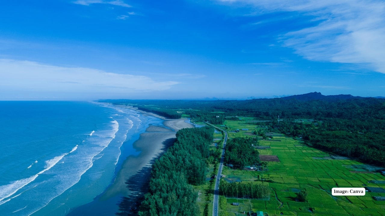 1. Praia do Cassino Beach, Brazil – 158 miles Claiming the title of the world’s longest beach, Praia do Cassino extends over 158 miles along Brazil’s southern coast. This unbroken stretch of sand is largely untouched, offering visitors vast spaces for beachcombing, fishing, and wildlife spotting, including migrating whales and dolphins. (Representative Image: Canva), 2. Ninety Mile Beach, Australia – 95 miles Despite its name, this spectacular beach in Victoria measures approximately 95 miles. Known for its sweeping sandy dunes and gentle surf, Ninety Mile Beach offers an escape for campers, fishermen, and nature enthusiasts seeking uninterrupted coastal wilderness. (Image: Parks Victoria), 3. Cox’s Bazar Beach, Bangladesh – 75 miles Cox’s Bazar is not only the longest natural sea beach in Bangladesh but also one of the most popular tourist destinations in South Asia. Stretching 75 miles along the Bay of Bengal, it boasts golden sands, picturesque sunsets, and vibrant local markets. (Image: Canva), 4. Padre Island National Seashore, USA – 70 miles Located in Texas, Padre Island National Seashore protects 70 miles of undeveloped barrier island coastline. Visitors can enjoy pristine beaches, birdwatching, and the rare sight of sea turtle nesting sites, making it a haven for nature lovers and eco-tourists. (Image: Canva), 5. Ninety Mile Beach, New Zealand – 55 miles This northern New Zealand beach is famous for its vast length and unique driving experience along the sand. Beyond its name, the beach stretches about 55 miles and offers beautiful views of the Tasman Sea and native dune forests. (Image: Canva), 6. Playa Novillero, Mexico – 51 miles Playa Novillero, located on Mexico’s Pacific coast, is one of the longest uninterrupted beaches in the country. Its gentle waves and calm waters make it an ideal spot for swimming, fishing, and traditional beachside relaxation. (Image: X/@jlgraro), 7. Virginia Beach, United States – 35 miles Virginia Beach is a vibrant coastal city with 35 miles of sandy shores. Known for its lively boardwalk, family-friendly atmosphere, and annual events, it combines urban amenities with a classic beach experience. (Image: Canva), 8. Muizenberg Beach, South Africa – 25 miles Located near Cape Town, Muizenberg Beach stretches for 25 miles and is famous for its colorful beach huts and excellent surfing conditions. It attracts both locals and tourists for swimming, surfing, and coastal walks. (Image: Canva), 9. Stockton Beach, Australia – 20 miles Stockton Beach in New South Wales offers 20 miles of sandy expanse ideal for four-wheel driving, fishing, and sand dune exploration. Its dynamic landscape of shifting dunes and tidal pools is a playground for adventure seekers. (Image: Canva), 10. Long Beach, Canada – 10 miles Nestled in British Columbia’s Pacific Rim National Park, Long Beach offers 10 miles of wild, windswept shorelines. Its dramatic coastal views and excellent surfing opportunities make it one of Canada’s most beloved beaches. (Image: Canva)