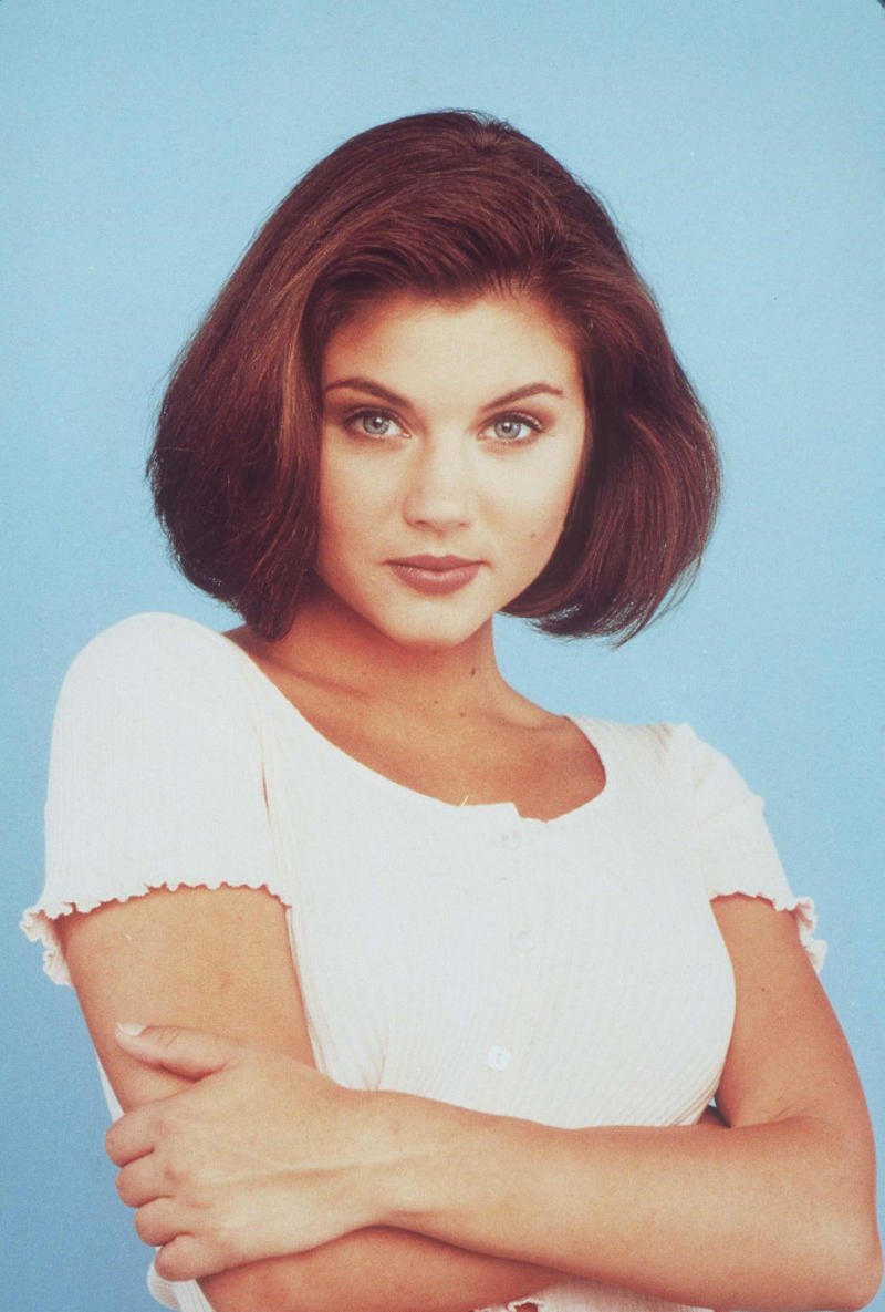 Tiffani Thiessen Luke Perry, Shannen Doherty, Jason Priestley, Jennie Garth, Ian Ziering, Tori Spelling (top left), Tori Spelling, Gabrielle Carteris, Brian Austin Green, Tiffani Thiessen, The reboot