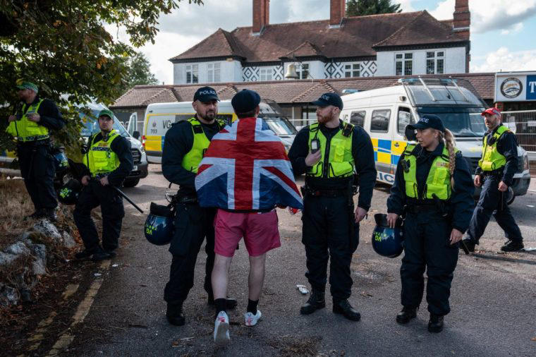 ‘It’s escalated into a spree of hate’, ‘This makes me question the people who live here’, ‘Counter-protesters get drowned out by unfiltered hate’, ‘No one wants to be on the high street’, ‘From peaceful protest to fights with police’, ‘There is a lot of anger out there’