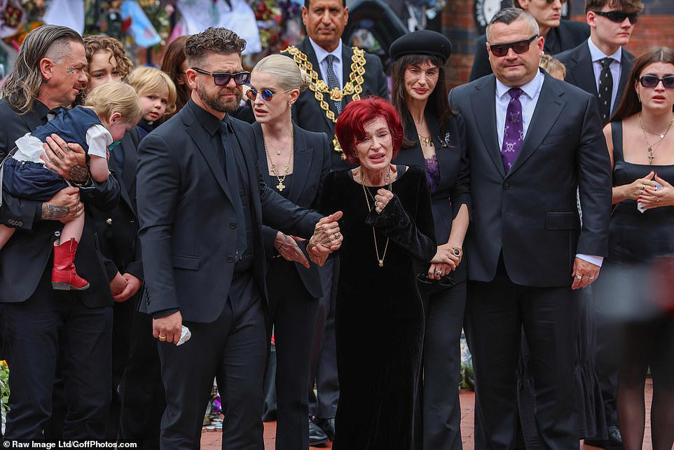 Ozzy Osbourne's family gather to lay him to rest