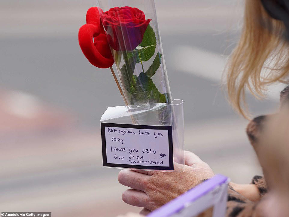 Ozzy Osbourne's family gather to lay him to rest