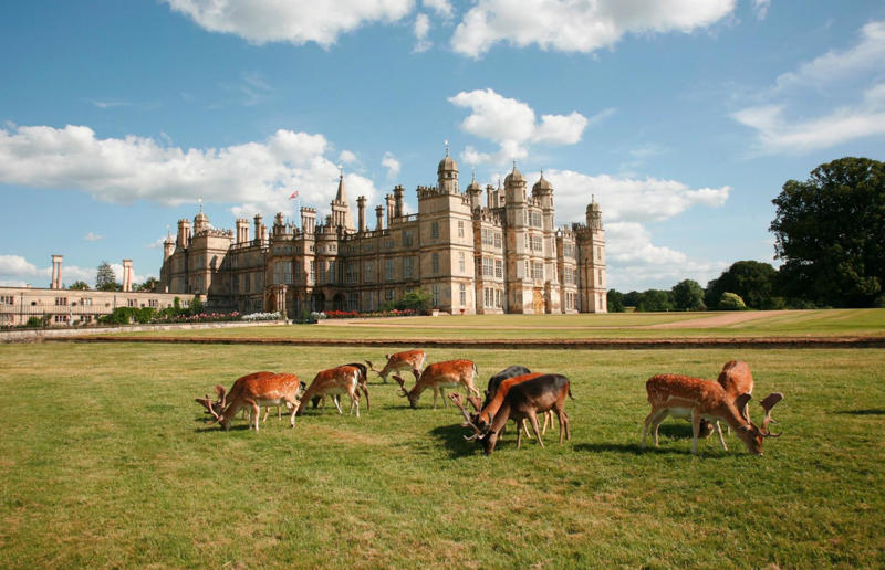 Burghley House, UK Home, grand home, Hearst Castle, California, USA, Como House, Australia, Winter Palace, Russia, Biltmore, North Carolina, USA, Palace of Versailles, France, Highclere Castle, UK, Mysore Palace, India, The Castle of Ravadinovo, Bulgaria, Casa Loma, Canada, Blenheim Palace, UK, Oheka Castle, New York, USA, Pena Palace, Portugal, Burghley House, UK, Neuschwanstein Castle, Germany, The Breakers, Rhode Island, USA, Dolmabahçe Palace, Turkey, Château de Chambord, France, Iolani Palace, Hawaii, USA, Himeji Castle, Japan, Hampton Court Palace, UK, Alhambra, Spain, De Haar Castle, Netherlands