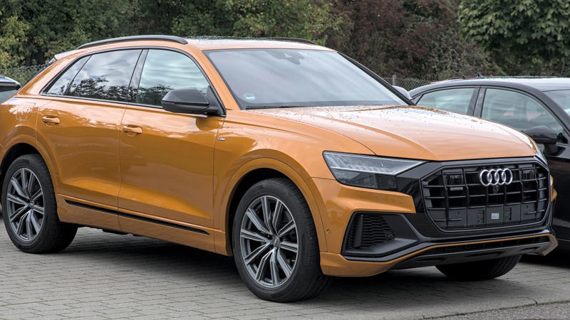 4. Audi Q8 1. Tesla Model S, 2. Tesla Model X, 3. Range Rover Sport, 4. Audi Q8, 5. Porsche Taycan, 6. BMW X1, 7. Lincoln Aviator, 8. Porsche Panamera, 9. Maserati Levante, 10. Range Rover Evoque, 1. Lexus IS 350, 2. Mercedes-Benz S-Class, 3. Volvo S60, 4. Lexus RX 450h, 5. Mercedes-Benz E-Class, 6. BMW 5 Series, 7. Lexus ES 350, 8. Acura TLX, 9. Porsche Macan, 10. Lexus LS