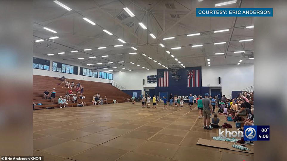 Cruise passengers forced to sleep on gym floor after tsunami warning