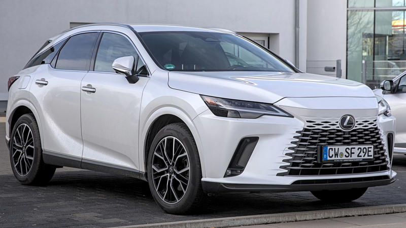 4. Lexus RX 450h 1. Tesla Model S, 2. Tesla Model X, 3. Range Rover Sport, 4. Audi Q8, 5. Porsche Taycan, 6. BMW X1, 7. Lincoln Aviator, 8. Porsche Panamera, 9. Maserati Levante, 10. Range Rover Evoque, 1. Lexus IS 350, 2. Mercedes-Benz S-Class, 3. Volvo S60, 4. Lexus RX 450h, 5. Mercedes-Benz E-Class, 6. BMW 5 Series, 7. Lexus ES 350, 8. Acura TLX, 9. Porsche Macan, 10. Lexus LS