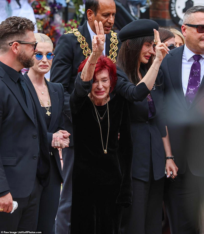 Marilyn Manson leads rock royalty at Ozzy Osbourne's funeral