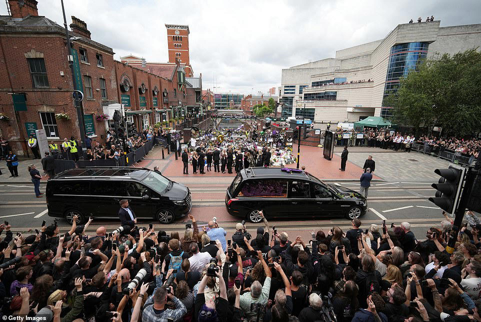 Marilyn Manson leads rock royalty at Ozzy Osbourne's funeral