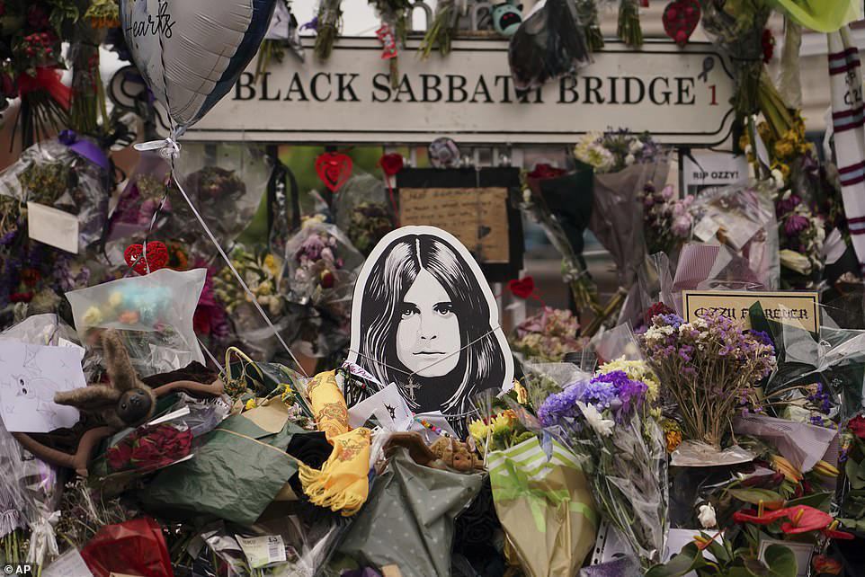 Marilyn Manson leads rock royalty at Ozzy Osbourne's funeral