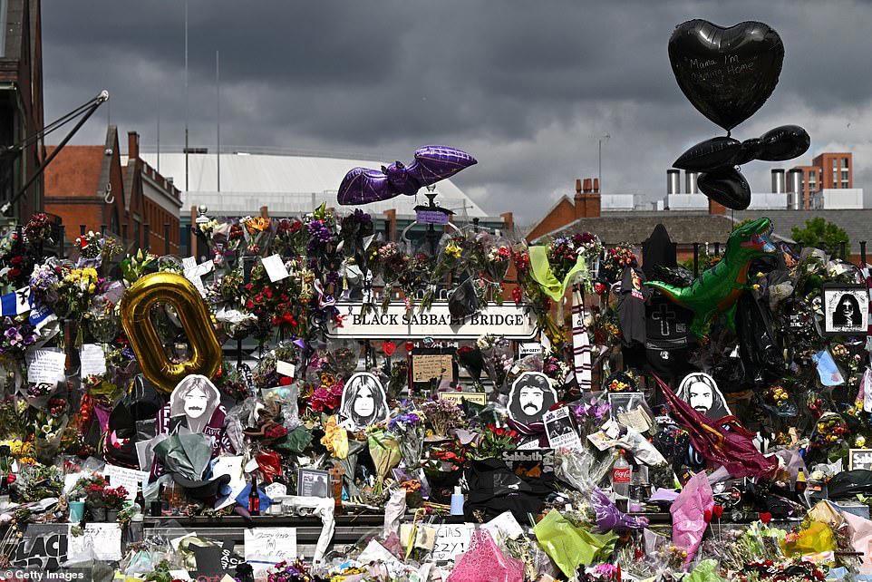 Marilyn Manson leads rock royalty at Ozzy Osbourne's funeral