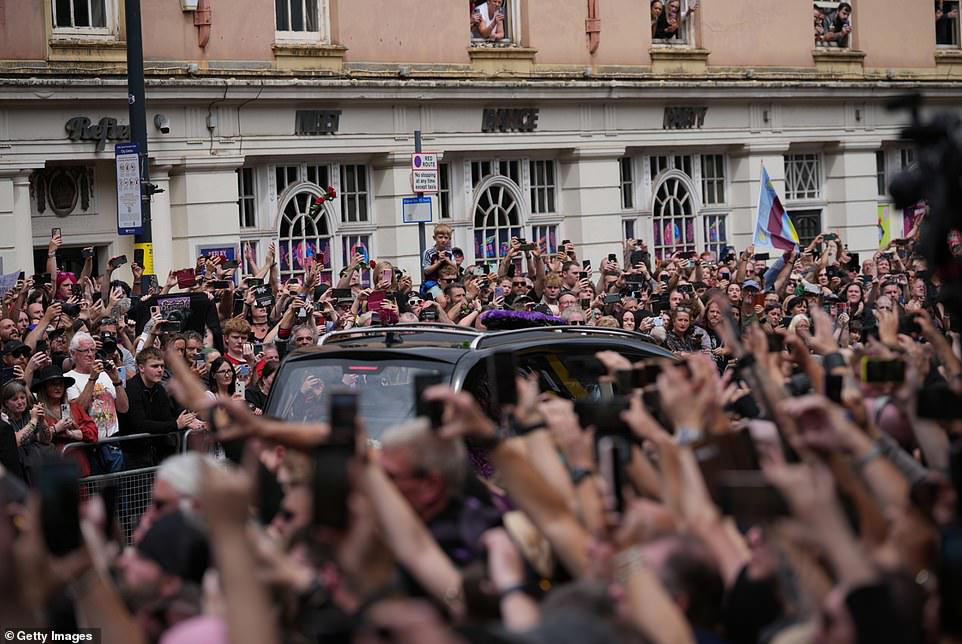 Marilyn Manson leads rock royalty at Ozzy Osbourne's funeral