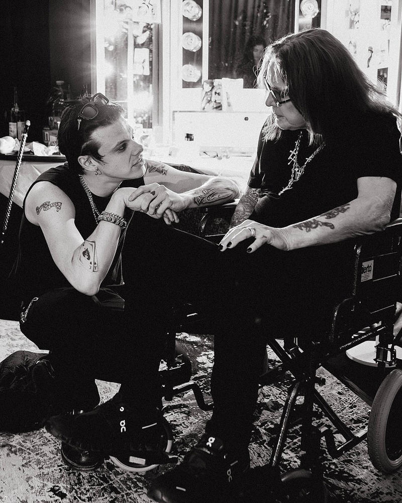 Marilyn Manson leads rock royalty at Ozzy Osbourne's funeral