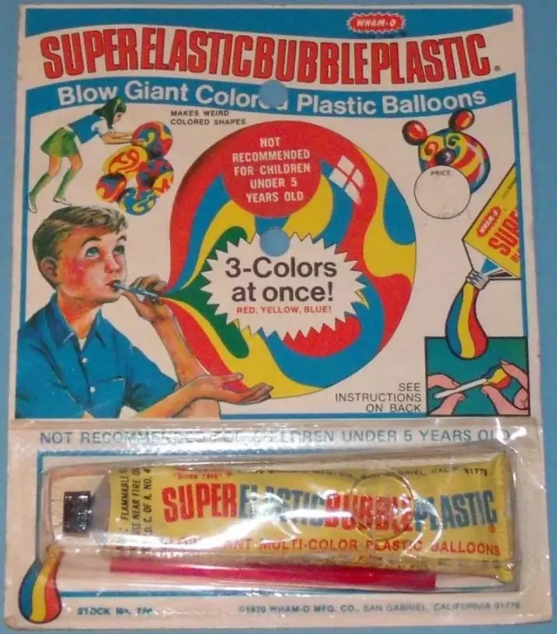 1. Lawn Darts (Jarts), 2. Creepy Crawlers ThingMaker Oven, 3. Clackers, 4. Easy-Bake Oven ('80s version), 5. Battlestar Galactica Missile-Firing Toys, 6. Slap Bracelets, 7. Kenner's Alien Action Figure, 8. Sky Dancers, 9. Pogo Balls, 10. Micro Machines, 11. Monster Science Lab Kits, 12. Stretch Armstrong, 13. Fisher-Price Power Wheels (early models), 14. Shrinky Dinks (original version), 15. Madballs, 16. Polly Pocket (early sets), 17. Play-Doh Mop Top Hair Shop, 18. Realistic Cap Guns, 19. Moon Shoes, 20. The Suckerman Toy, 21. Talkboy Recorder, 22. Super Elastic Bubble Plastic, 23. Ghostbusters Proton Pack, 24. Nerf Fencing Set, 25. Etch A Sketch Animator, 26. Big Wheel Tricycles (no brakes), 27. Wham-O Air Blaster, 28. Baby All Gone, 29. BMX Bikes with Pegs