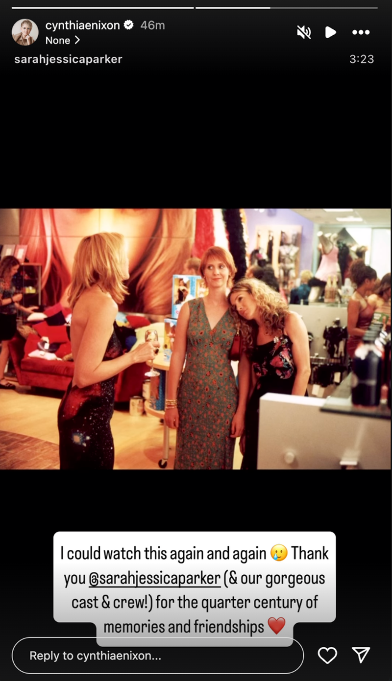 Sarah Jessica Parker, Cynthia Nixon, Kristin Davis, Alexa Swinton, Alexander Bello