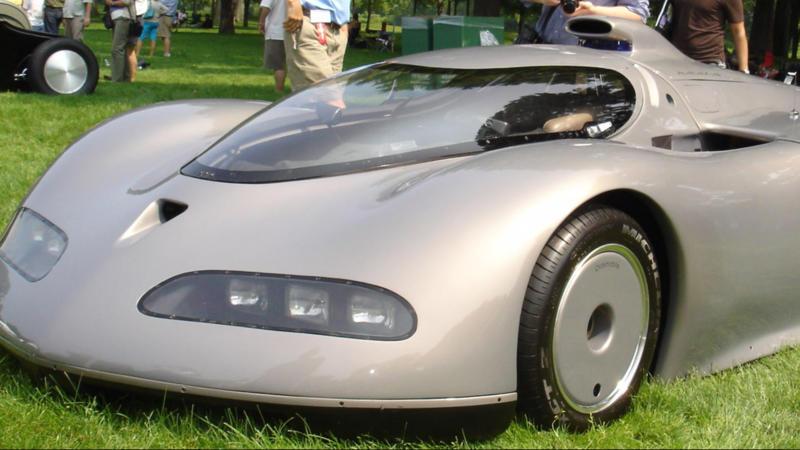 11. 1988 Oldsmobile Aerotech 1. 1981 DeLorean DMC-12, 2. 1984 Pontiac Fiero, 3. 1985 Citroën BX, 4. 1987 Buick GNX, 5. 1985 Toyota MR2, 6. 1982 Lamborghini Countach LP500S, 7. 1981 BMW M1, 8. 1989 Nissan S-Cargo, 9. 1983 Renault Fuego Turbo, 10. 1986 Ferrari Testarossa, 11. 1988 Oldsmobile Aerotech, 12. 1985 Audi Sport Quattro, 13. 1984 Vector W2, 14. 1983 Mazda Cosmo HB, 15. 1986 Alfa Romeo SZ Prototype, 16. 1989 Dodge M4S Turbo Interceptor, 17. 1982 Lotus Esprit Turbo, 18. 1988 Peugeot Oxia, 19. 1985 Subaru XT, 20. 1986 Saab EV-1