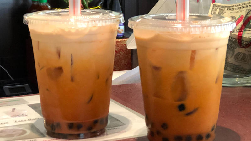 5. Thai Milk Tea 1. Classic Milk Tea, 2. Brown Sugar Boba, 3. Honeydew Milk Tea, 4. Taro Milk Tea, 5. Thai Milk Tea, 6. Matcha Latte, 7. Wintermelon Milk Tea, 8. Strawberry Milk Tea, 9. Mango Jasmine Green Tea, 10. Lychee Black Tea, 1. Tapioca Pearls, 2. Popping Boba, 3. Aloe Vera Cubes, 4. Grass Jelly, 5. Red Bean, 6. Egg Pudding, 7. Crystal Boba, 8. Cheese Foam, 9. Coconut Jelly, 10. Lychee Jelly