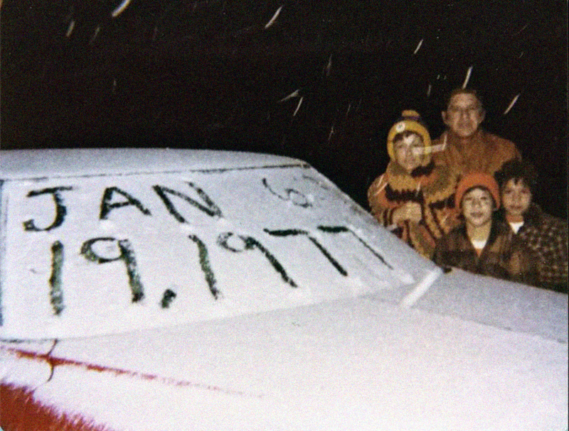 2. January 19th 1977, The One and Only Day it Snowed in Miami 1. Waiting In Line to See Star Wars, 1977, 2. January 19th 1977, The One and Only Day it Snowed in Miami, 3. Disco Sally, a 78-Year-Old Studio 54 Regular, Becomes a Symbol of the Era in 1978, 4. A Businessman Lights a Cigarette Inside a New York City Phone Booth in 1980, 5. Two Women Sit Casually on a Fire Escape in Harlem, NYC, in 1978, 6. Harrison Ford Appears as Colonel G. Lucas in Apocalypse Now, 1979, 7. In 1978, a Toddler Poses Next to the Family's New Color TV Like It's a Family Member, 8. Salesmen Sit on the Hoods of New Cars Waiting for Buyers at a California Dealership in 1979, 9. Kids Jump From a Fire Escape Onto Mattresses in NYC's Lower East Side, 1979, 10. Comic-Con San Diego in 1980 Captures the Wild Beginnings of Pop Culture Fandom, 11. The World's Largest Disco Draws Crowds to Buffalo in 1978, 12. Young Roller Skater in Red Moves Through Midtown Manhattan, 1979, 13. In 1978, Disco Dancing Lessons Spread to Suburbs Like Beaverton, Oregon, 14. An Apple II Computer and a Young Steve Jobs Revolutionize Tech in 1977, 15. A Woman Leans in to Kiss a Windsor Guard in a Whimsical Moment, 1980, 16. Two Guys Play Atari in Their Living Room in 1978, Defining Home Entertainment, 17. National Space Invaders Championship in 1980 Showcases a New Era of Gamers, 18. A Local News Crew in Texas Interviews Parents After Taking Kids to See Alien, 1979, 19. Young Woman in a "Consenting Adult" Shirt Enjoys the Rolling Stones in 1978, 20. In 1979, Reflections on the Dance Floor Captured the Disco Craze From Above, 21. A Canadian Gas Station Refuses to Fuel Soviet Ladas to Protest the Invasion of Afghanistan, 1980, 22. Subway Riders Carry Lawn Chairs for a Beach Day in NYC, Summer 1978, 23. High School Seniors Pose Before Heading on a Ski Trip in 1980, 24. Young Girl Embraces Teddy Boy Fashion and Rock 'n' Roll Dancing, 1979, 25. In 1980, Bronx Teens Turn the Streets Into a Stage With BMX Tricks, 26. Olivia Newton-John and John Travolta Redefine Teen Style on the Set of Grease, 1978, 27. KISS Fans in Buffalo, NY, Fully Embrace Glam Rock Culture, 1978, 28. New UK Prime Minister Margaret Thatcher Celebrates Her Election Victory, 1979, 29. The Sony Walkman Hits the Market With a Bold Ad Declaring "There's a Revolution in the Streets", 1980, 30. A Young Man Spins the Top Hits of 1978 on AM Radio Studio, 31. Four New Jersey Teens Check Under the Hood of a Car With a Backwards Design, 1979, 32. Elvis Presley's Final Performance in 1977 Leaves Fans With an Iconic Farewell, 33. Protesters Flood the Capitol in March 1980 to Oppose Military Draft Registration, 34. Staten Island Families Resort to Kerosene Lamps During the 1977 Blackout