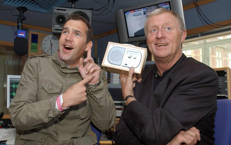 Ken Bruce and Vernon Kay (2023), Terry Wogan and Chris Evans (2009/10), Chris Moyles and Nick Grimshaw (2012), Chris Tarrant and Johnny Vaughan (2004), Jimmy Young and Jeremy Vine (2003), Simon Mayo and Jo Whiley (2018)